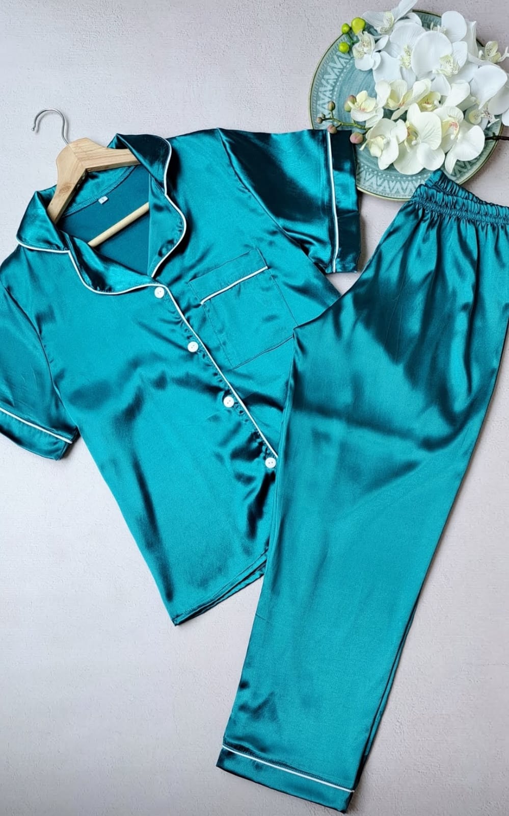 Pijama Pantalón Satinada